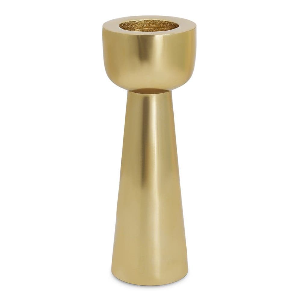 Due Candle Holder, Gold - 6.5X17.5 Cm