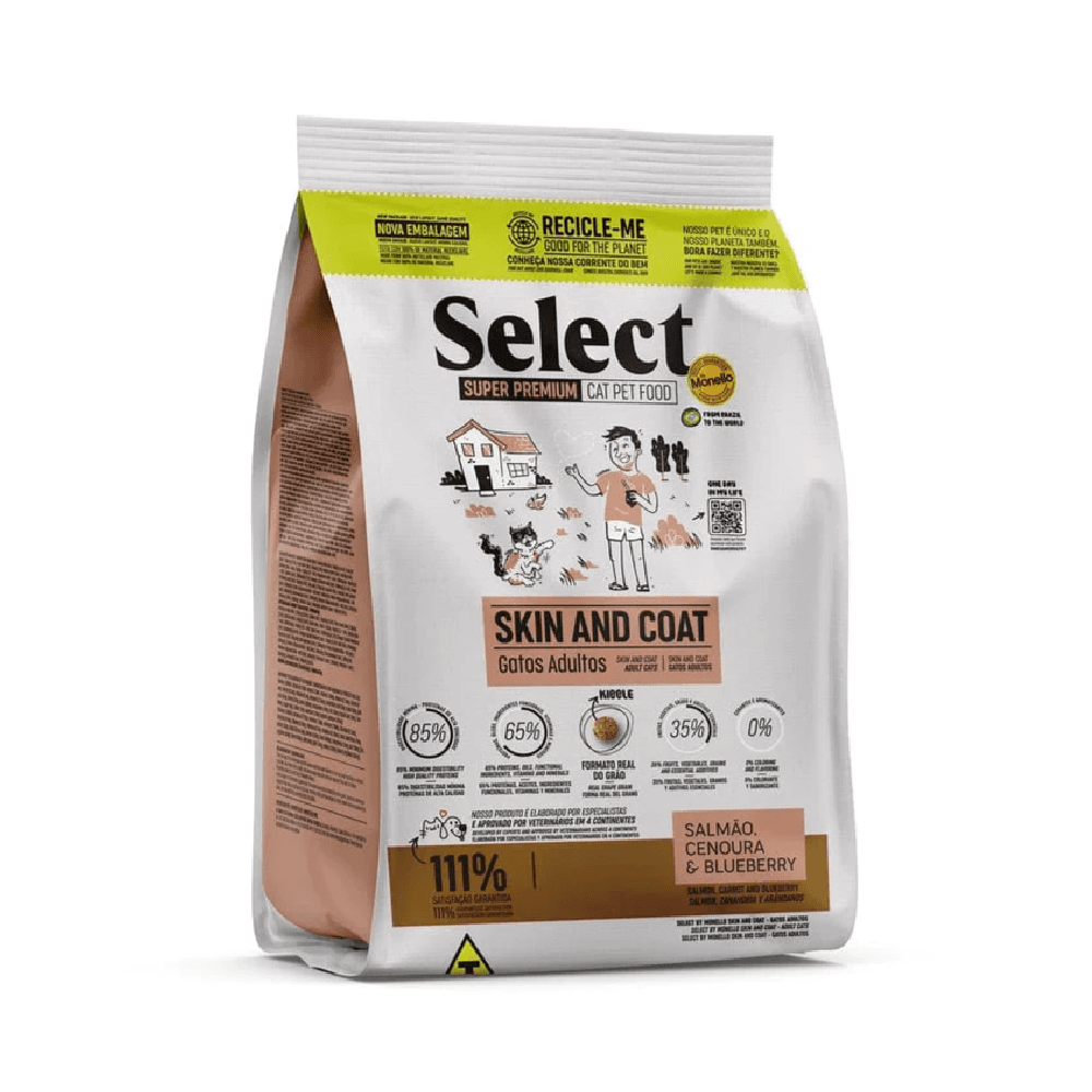 Select By Monello Skin And Coat – Adult Cats 1.5Kg