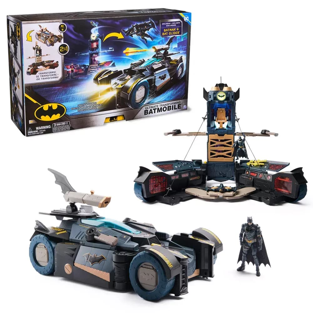 Dc Batman Ultimate Transforming Batmobile Playset