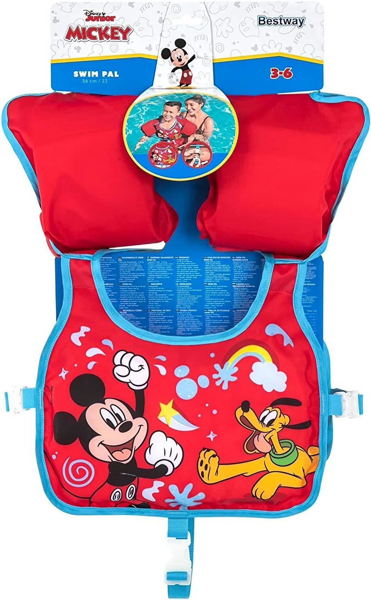 Bestway Swim Safe Abc Disney Junior Mickey Mouse Swim Vest