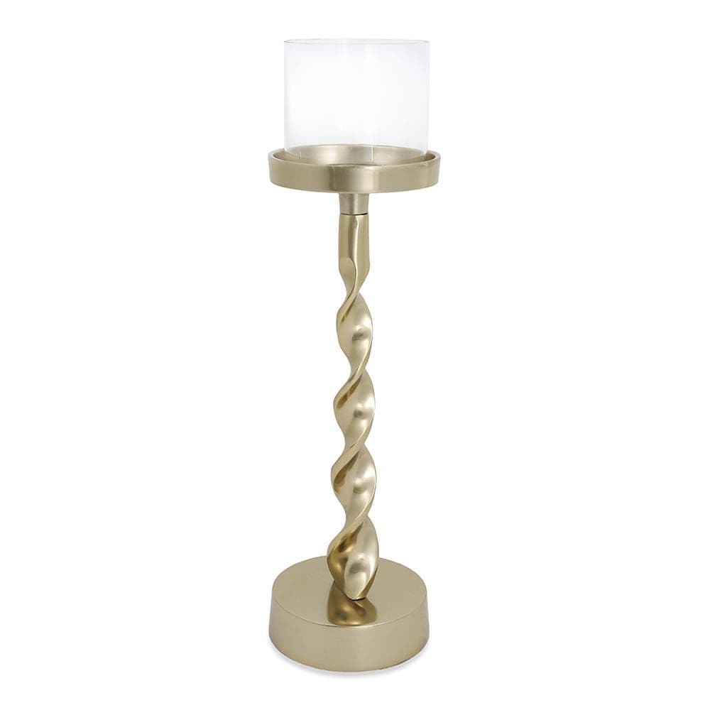 Fest Candle Holder, Gold - 10X30.5 Cm