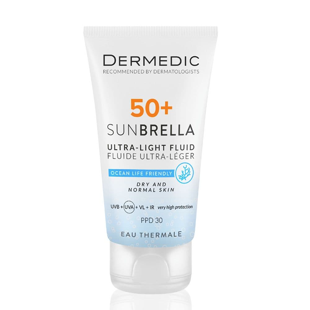 Dermedic Sunbrella Ultra-Light Fluid Spf 50+ Dry And Normal Skin (Buy 1 Get 1 Free)