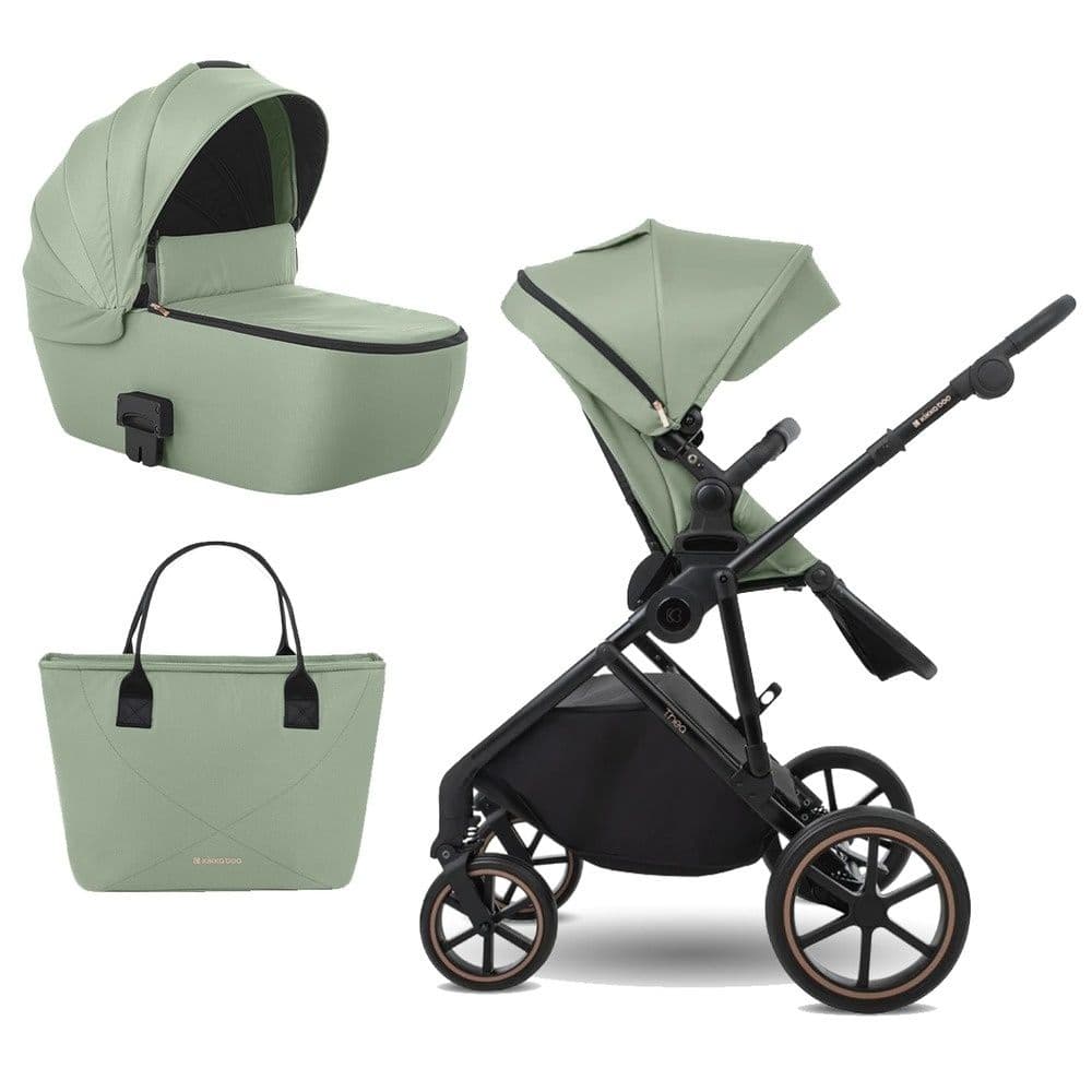 Kikkaboo Stroller 2In1 With Carrycot Thea (Army Green)2024