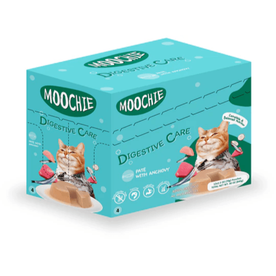 Moochie Pate With Anchovy (Digestive Care) 12 X 70G Pouchs