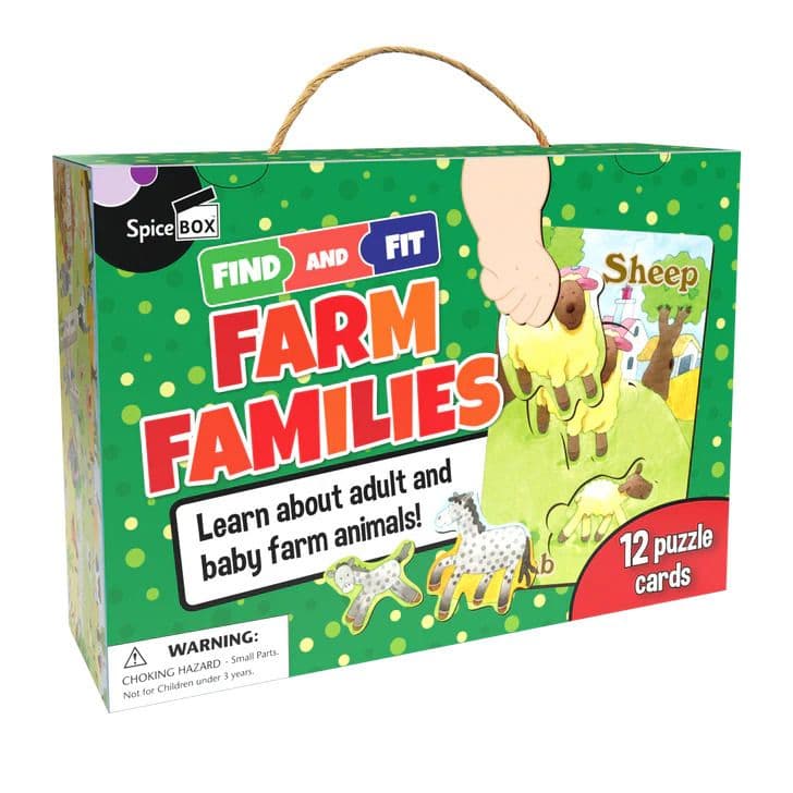 Spice Box Match & Learn Find & Fit: Farm Families