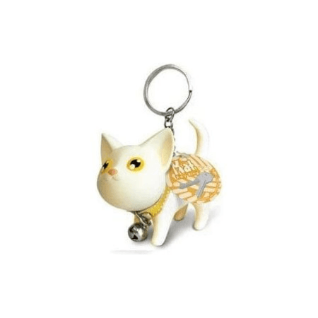 Pet Keychain 7X4.5X6.5Cm Yellow