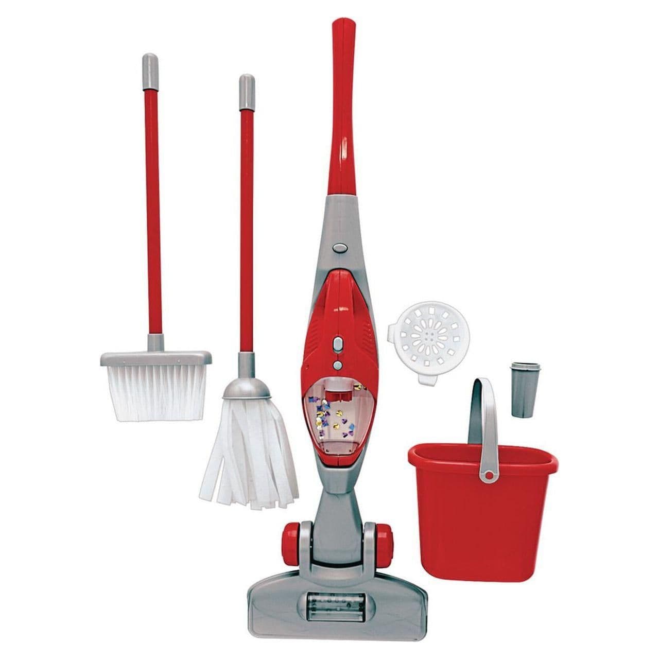 Playgo Complete Cleaning Vacuum Combo Playset With 6 Pieces