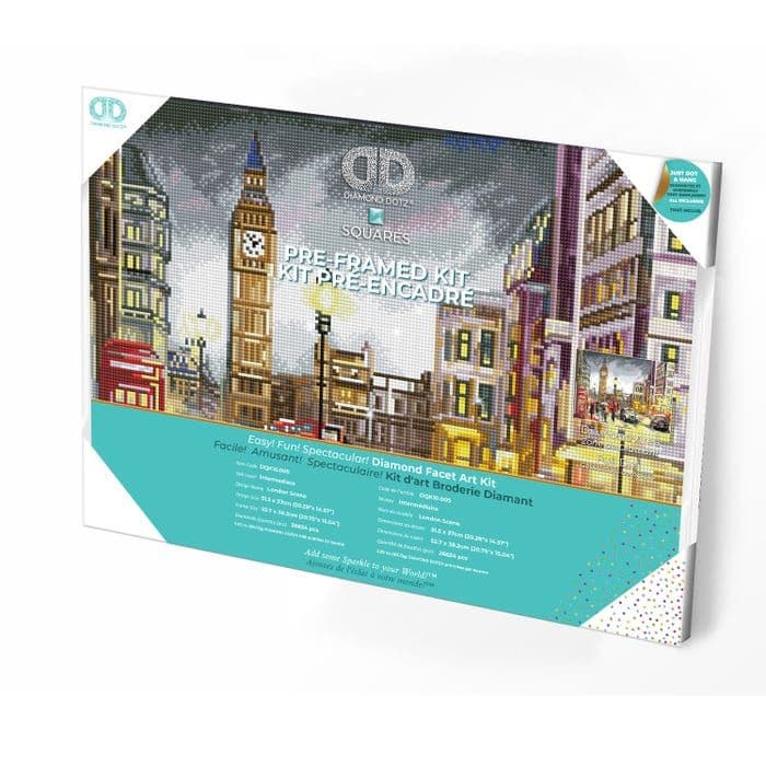 Diamond Dotz London Scene Pre Framed Kit