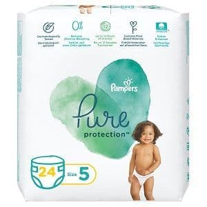 Pampers Pure Protection Diapers Size 5 24Pcs