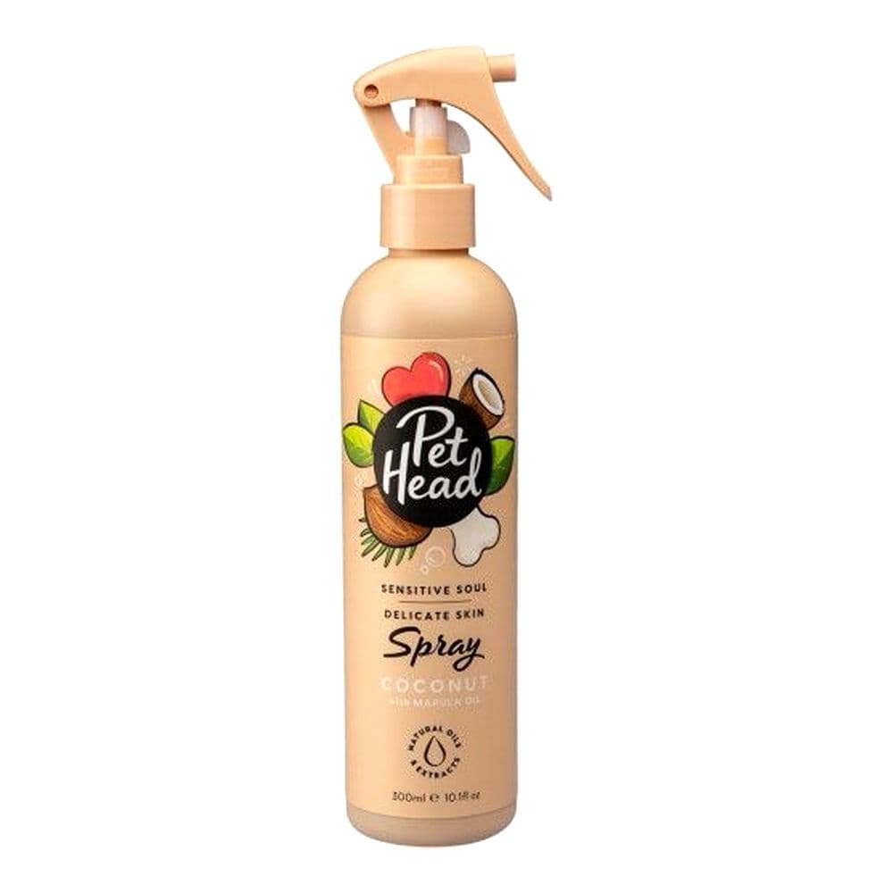 Pet Head Sensitive Soul Delicate Skin Spray Coconut With Marula Oil 300Ml No.17325