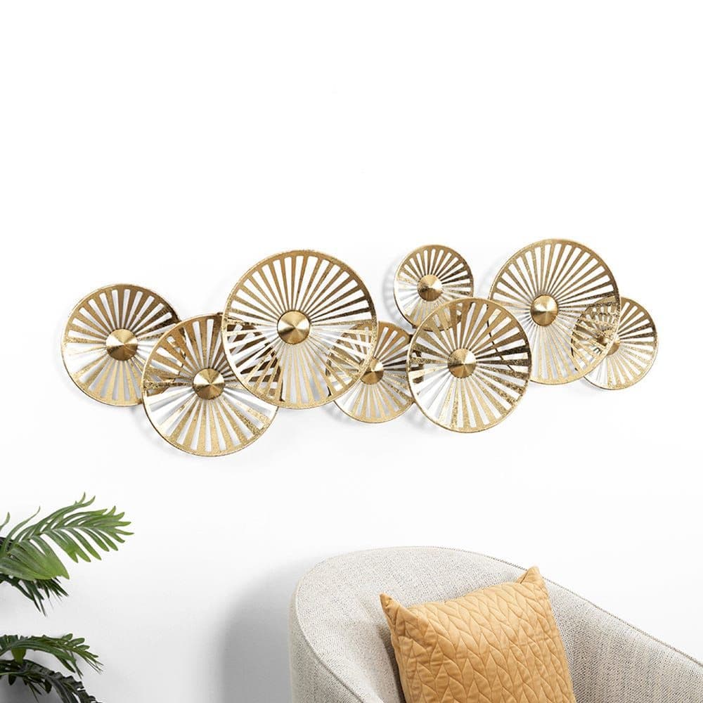 Plato Wall Decor, Gold - 140X47.6 Cm