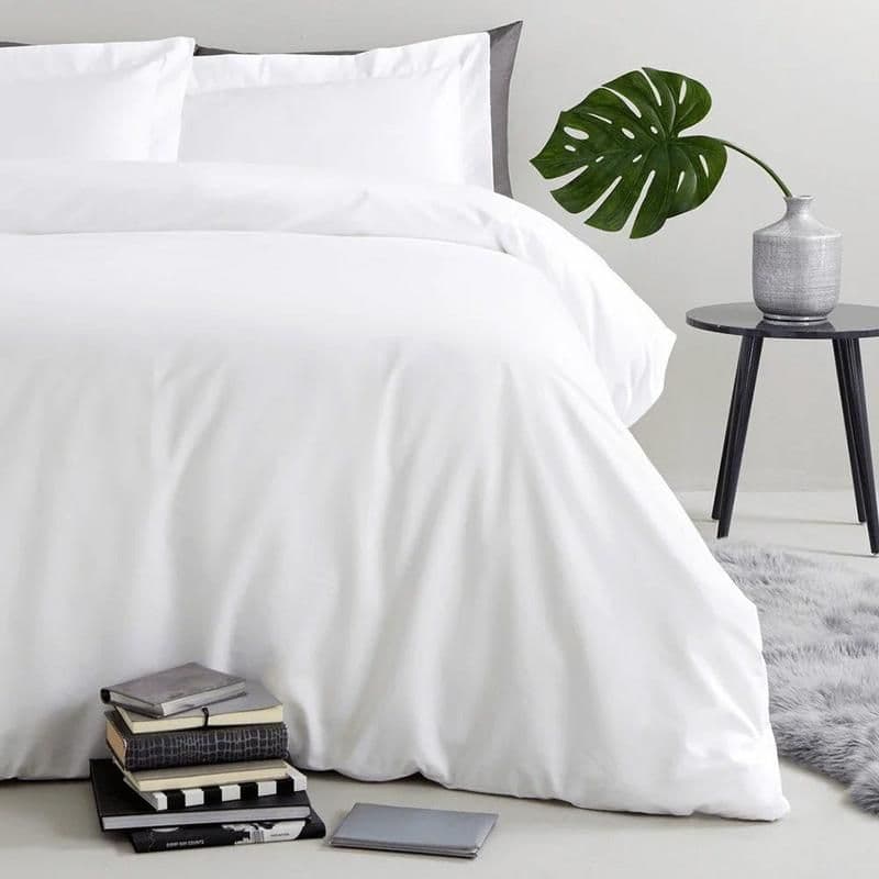 Antibacterial Quilt Cover, White - 260X240 Cm