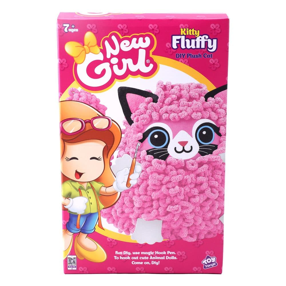 New Girl Diy Plush Kitty Fluffy