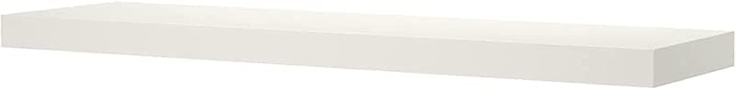 Rustic White Wall-Mounted Wooden Shelf Rc021