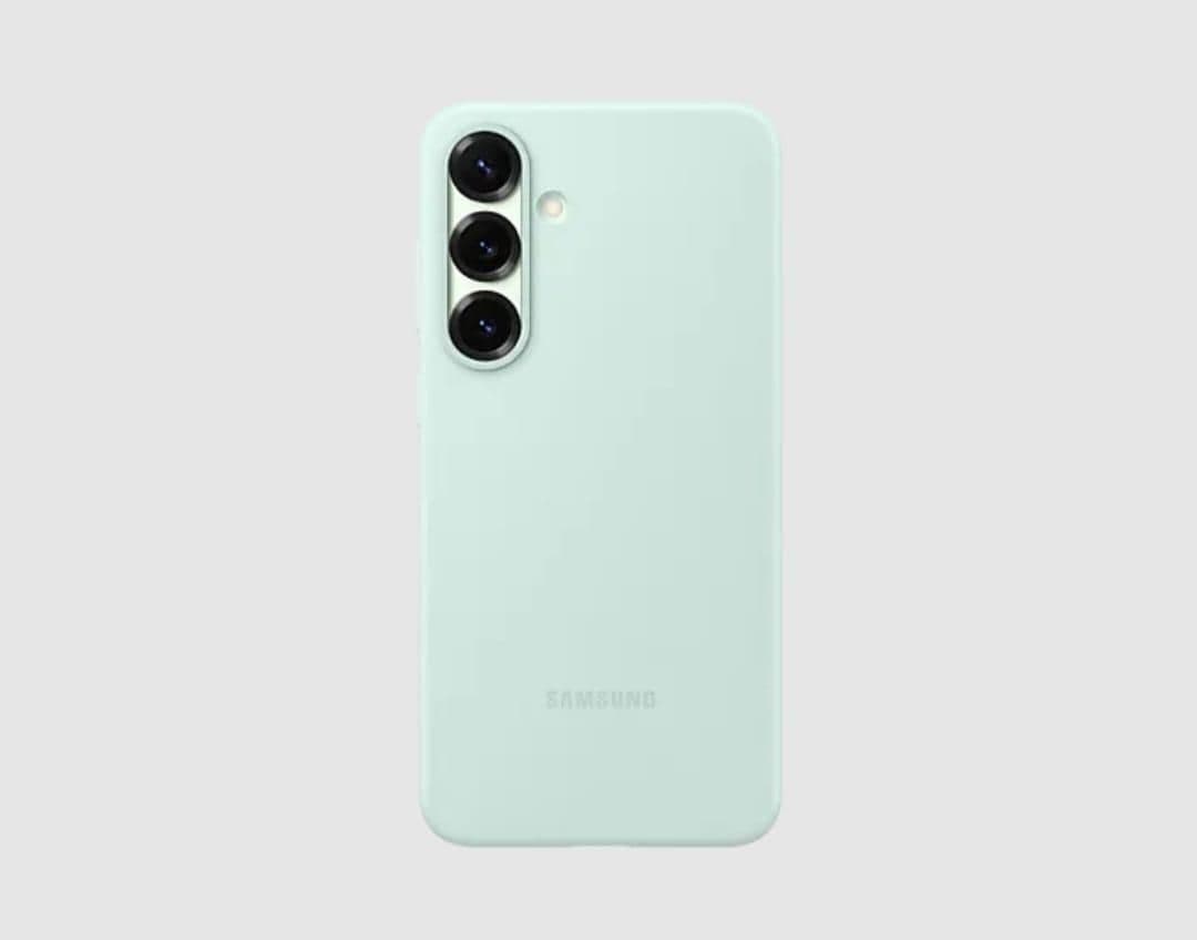 Samsung S25 Plus Silicon Case - Light Green