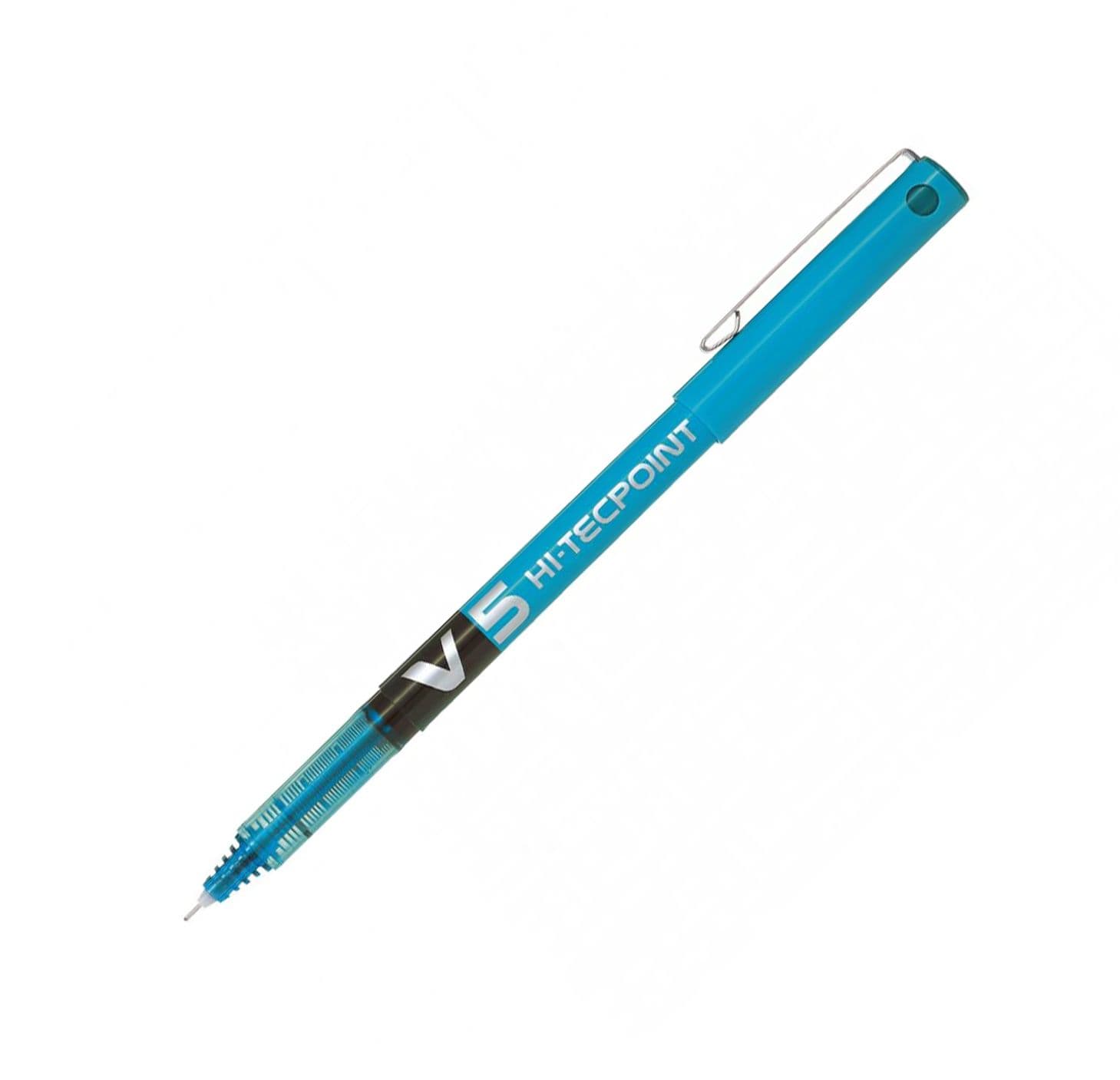 قلم حبر أزرق فاتح 0،5مم Hi-Tec V5