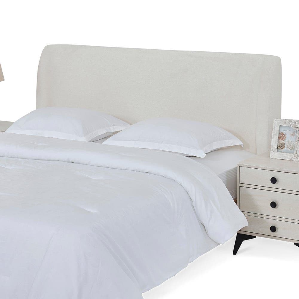 Kingsley 3-Piece Super King-Sized Comforter Set, White - 230X220Cm