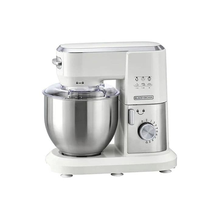 Black + Decker  1000w 6l Multifunction Kitchen Machine Black Mkm100-b5