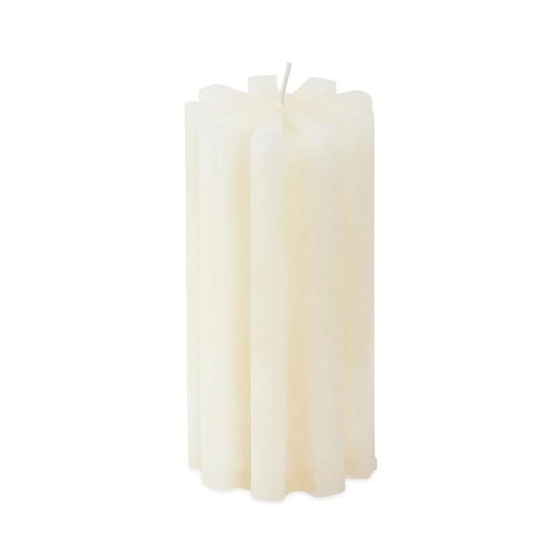 Diva Paraffin Wax Pillar Candle, Ivory - 8X15Cm