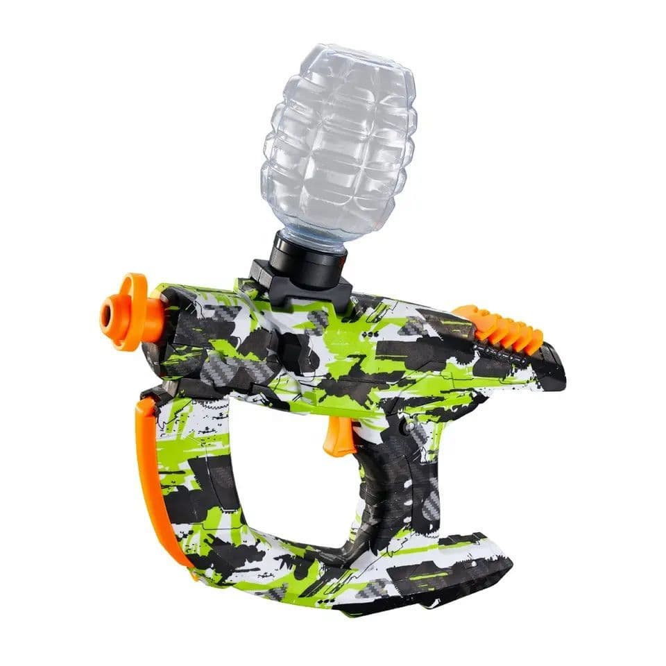 Splatter Ball Blaster With Water Beads Green