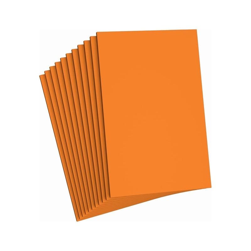 Eva Foam A3 W Glue #5 Orange Packet Of 10Pcs