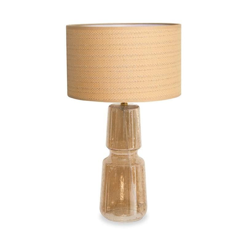 Lumo Ceramic Lamp With Shade, Natural - 29X50 Cm