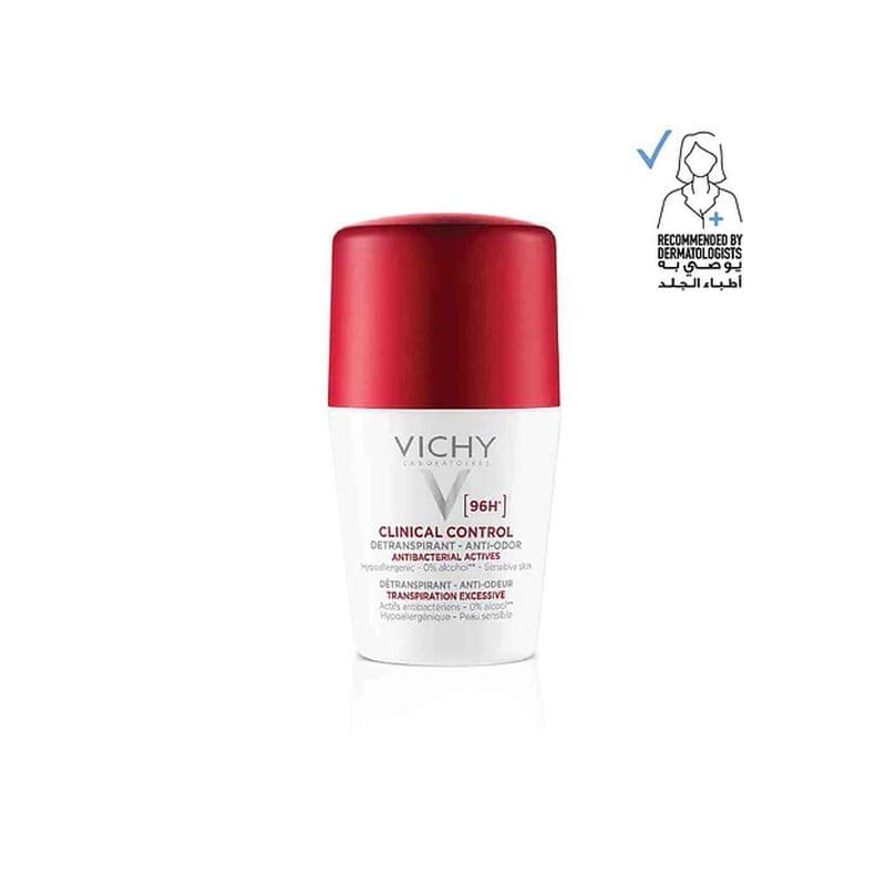 Vichy 96 Hour Clinical Control Roll On Deodorant for Women 50ml