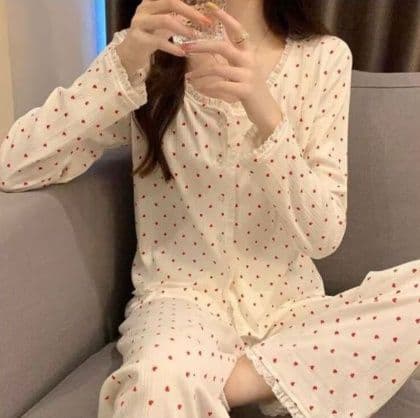 Modal Maternity Wear Summer Thin Postpartum Pregnant Women Pajamas 2542