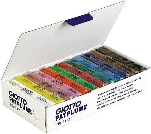 Giotto Patplume Plastilina Package 12X150G (Sold Separately Subject To Availability)