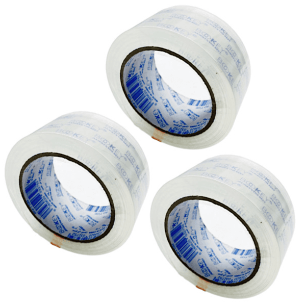 Offer 3 Of Bookey Clear Tape 24mm 24yds - 3 Pieces 9841