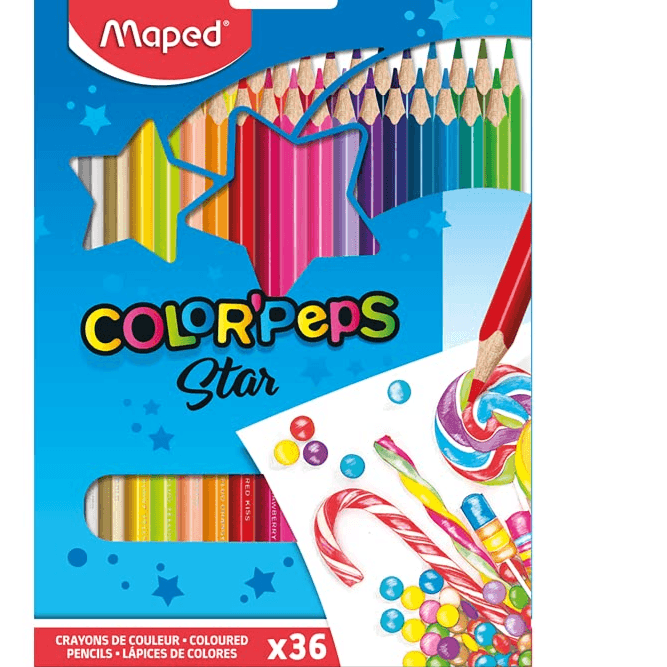 قلم ألوان مابيد 1X36