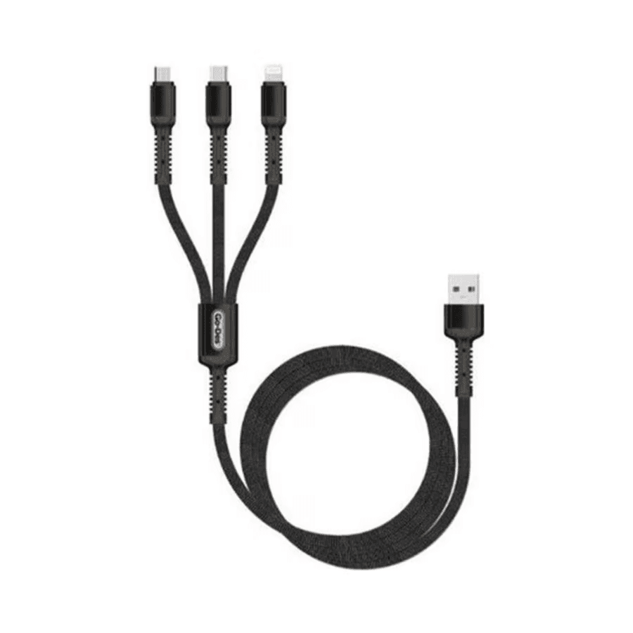 كابل الشحن السريع Go-Des 3 في 1 GD-UC511