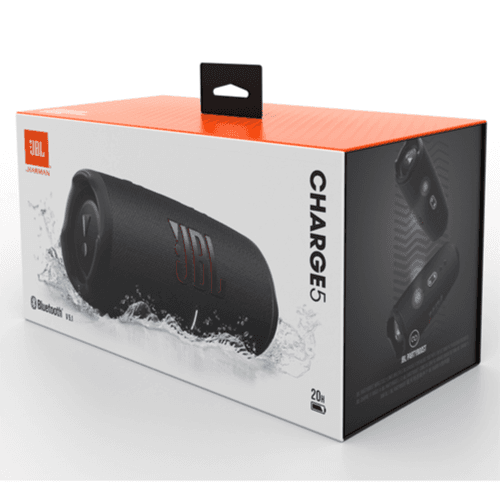 Jbl Charge 5 Black - Portable Bluetooth Speaker