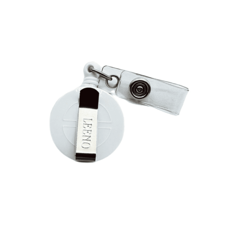 Leeno Plastic ID Reel White Colour - 11363