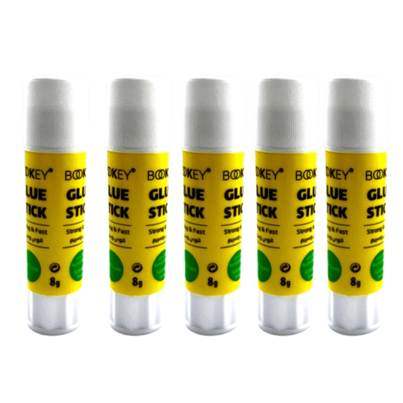 Offer 5 Of Bookey Glue Stick 8g - 5pcs 10730