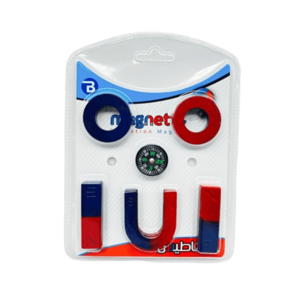 Bookey Education Magnet 6pcs Set With A Compass  - 11315