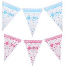 Happy Birthday Banner Assorted Baby Boy And Baby Girl