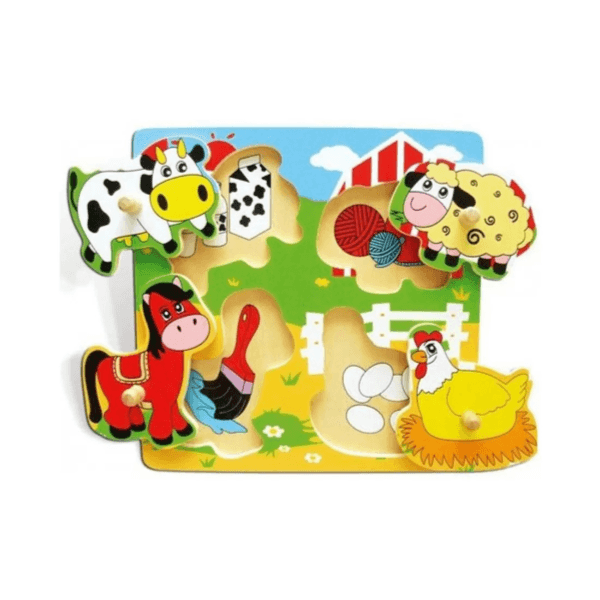 Flat Puzzle - Farm Animals