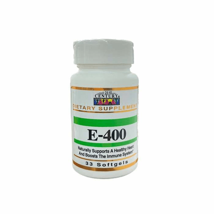21St Century Vitamin E 400 Iu 33 Cap 124424