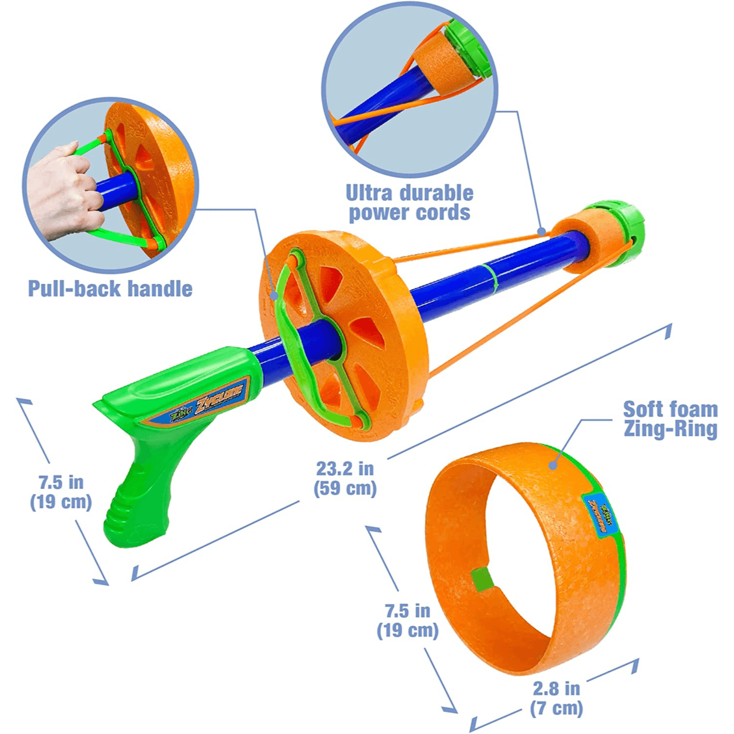 Zyclone Zing-ring Blaster Zing Air Kids
